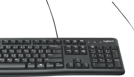 Logitech MK120 Toetsenbord en Muis QWERTY 2-Pack
