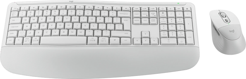 Logitech MK880 Signature Comfort Plus Draadloze Toetsenbord en Muis Combo Offwhite QWERTY