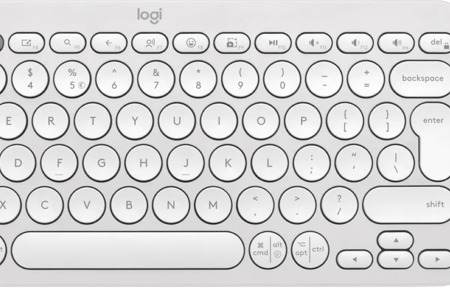 Logitech Pebble 2 Combo Qwerty Wit
