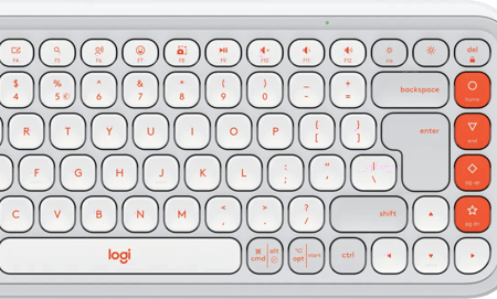 Logitech Pop Icon Combo toetsenbord en muis set Wit