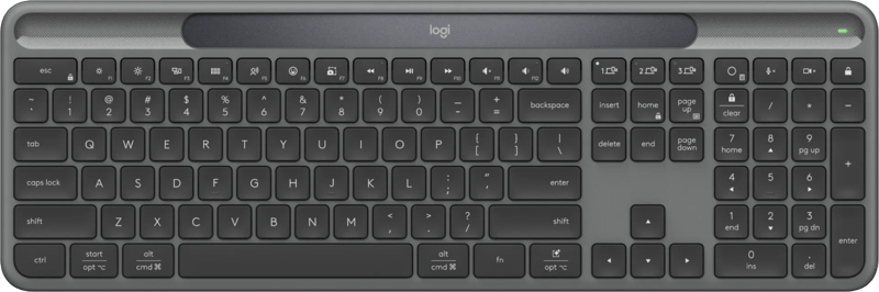 Logitech Signature Slim Solar+ Draadloos Toetsenbord QWERTY