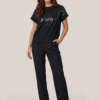 Lora Sequin Top Zwart