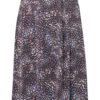 Lou Print Rok Bruin / Blauw