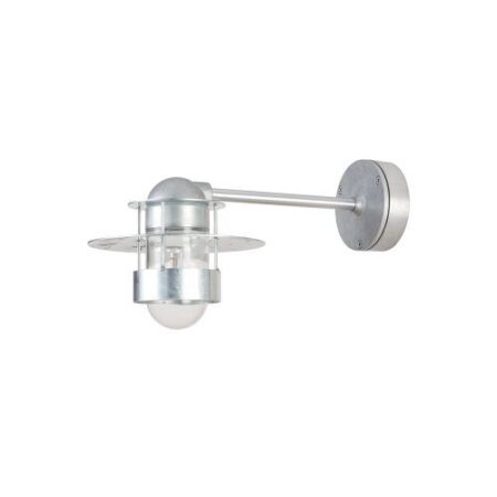 Albertslund Wall Long Wandlamp - Helder glas - Gegalvaniseerd