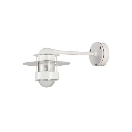 Albertslund Wall Long Wandlamp - Helder glas - Wit