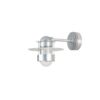Albertslund Wall Short Wandlamp - Deels Mat glas - Gegalvaniseerd