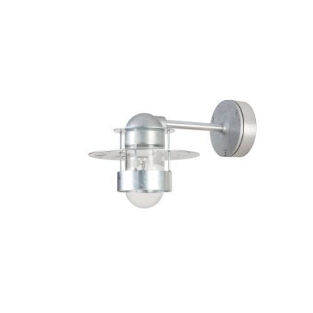 Albertslund Wall Short Wandlamp - Deels Mat glas - Gegalvaniseerd