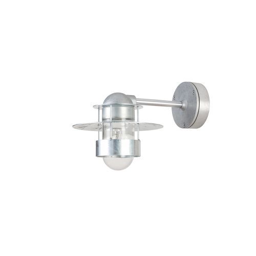 Albertslund Wall Short Wandlamp - Deels Mat glas - Gegalvaniseerd