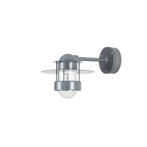 Albertslund Wall Short Wandlamp - Deels Mat glas - Grijs