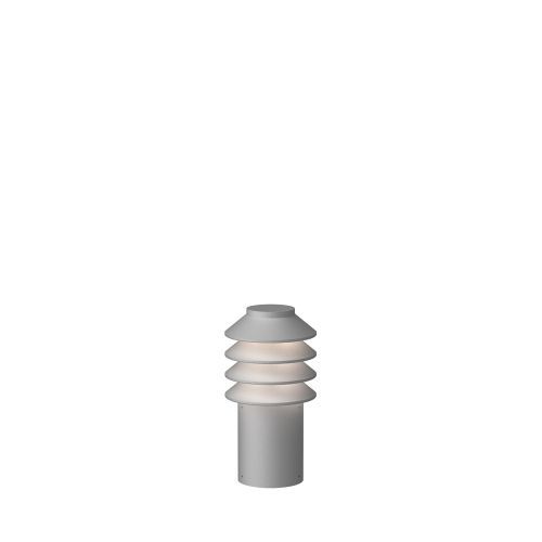 Bysted Garden Short Vloerlamp - 2700K Grondanker zonder adapter - Aluminium