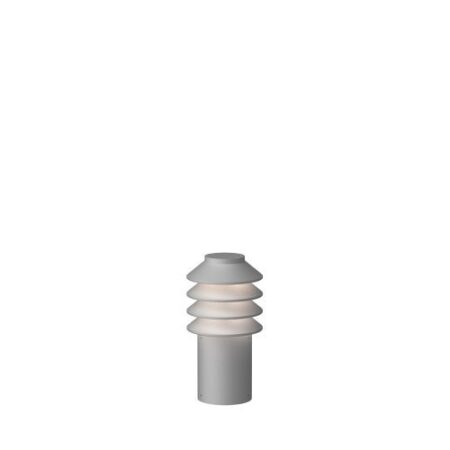 Bysted Garden Short Vloerlamp - 2700K Voetplaat zonder adapter - Aluminium