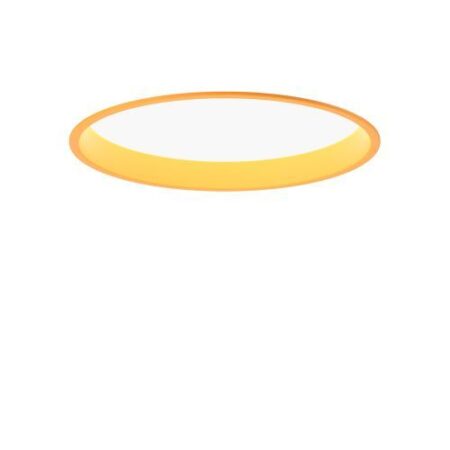 Circle Recessed 260 Plafondlamp - 3000K Opaal Dali - Geel