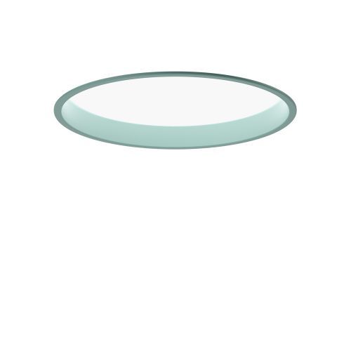 Circle Recessed 260 Plafondlamp - 3000K Opaal Dali - Licht Petroleum