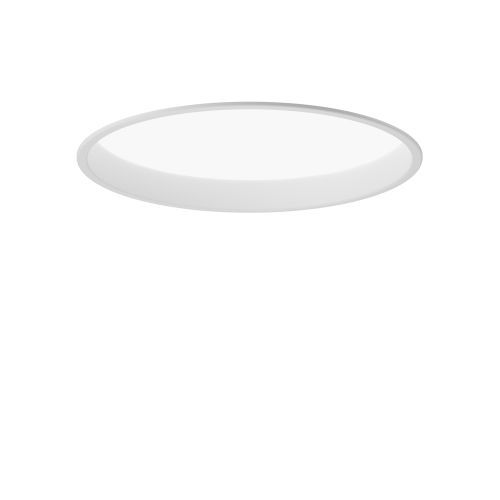 Circle Recessed 260 Plafondlamp - Kelvin instelbaar - Opaal Dali - Wit