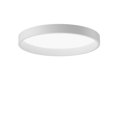 Circle Semi Recessed 260 Plafondlamp - 3000K Opaal Dali - Wit