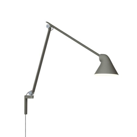 NJP Wall Long Wandlamp - 3000K - Donkergrijs