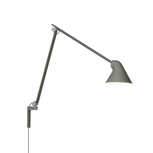 NJP Wall Long Wandlamp - 3000K - Donkergrijs