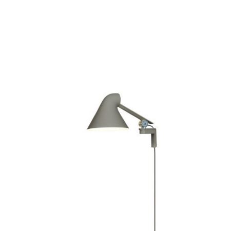 NJP Wall Short Wandlamp - 3000K - Donkergrijs