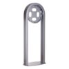 Skot Bollard - U-post met voetplaat - Aluminium