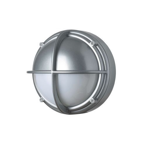 Skot Wandlamp - 3000K - Half afgeschermd - Opaal - Aluminium