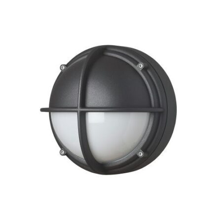 Skot Wandlamp - 3000K - Half afgeschermd - Opaal - Donkergrijs