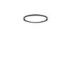 Slim Round 250 Recessed Plafondlamp - 3000K 1089lm Dali - Opal - Zwart