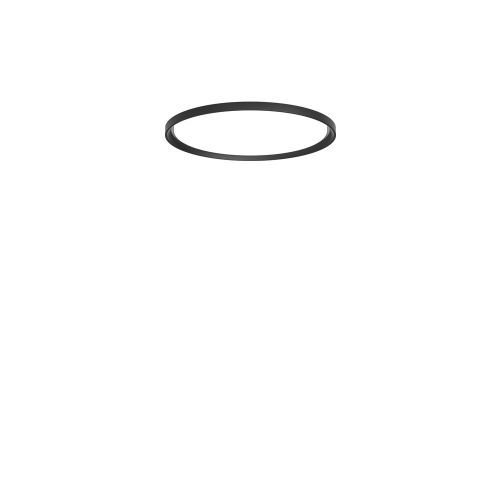 Slim Round 250 Recessed Plafondlamp - 3000K 1089lm Dali - Opal - Zwart