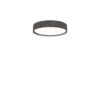 Slim Round 250 Semi-recessed Plafondlamp - 3000K 1089lm Dali - Opal - Aluminium