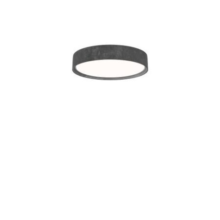 Slim Round 250 Semi-recessed Plafondlamp - 3000K 1089lm Dali - Opal - Aluminium