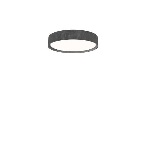 Slim Round 250 Semi-recessed Plafondlamp - 3000K 1089lm Dali - Opal - Aluminium