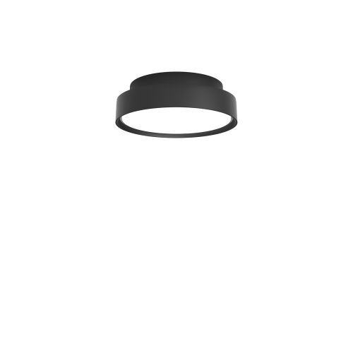 Slim Round 250 Surface Mounted Plafondlamp - 3000K 1092lm Dali - Opal - Zwart