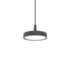 Slim Round 250 Suspended Hanglamp - 3000K 1092lm Dali - Opal - Aluminium