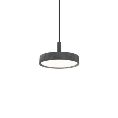 Slim Round 250 Suspended Hanglamp - 3000K 1092lm Dali - Opal - Aluminium