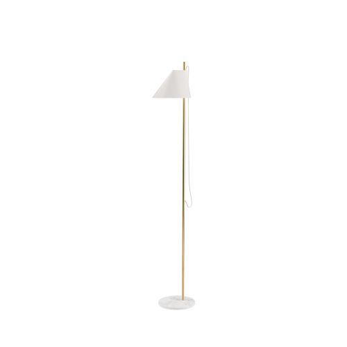 Yuh Vloerlamp - 2700K - Wit/messing