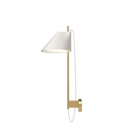Yuh Wandlamp - 2700K - Wit/messing