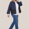 Louise Jacket Zwart / Navy Maxi