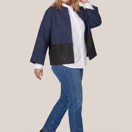Louise Jacket Zwart / Navy Maxi
