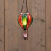Luchtballon met kerstman 20LED H25cm | Anna's Collection