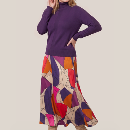 Lucille Coltrui Paars Maxi
