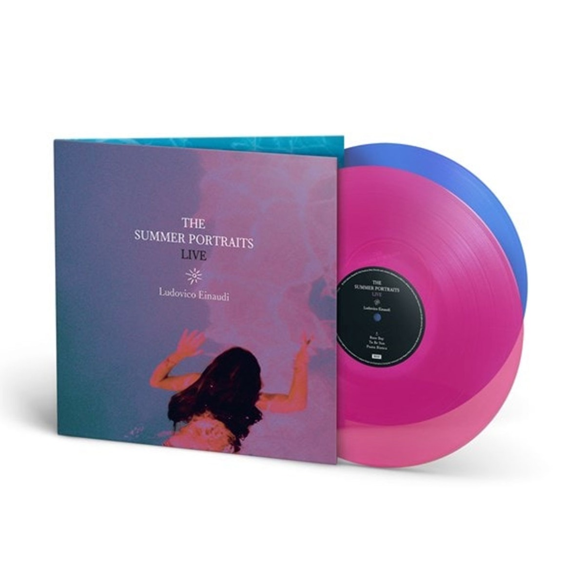 Ludovico Einaudi - The Summer Portraits - Live (Transparant Blauw En Transparant Roze Vinyl) 2 (LP) | Fiftiesstore