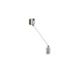 Daphine Parete LED Wandlamp - Nikkel