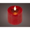 Lumineo LED kaars wax Ø7.5x9