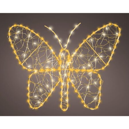Lumineo Verlichte Figuur Vlinder H23cm | Lumineo