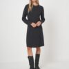 Luxe A-lijn jurk van 100% merinowol