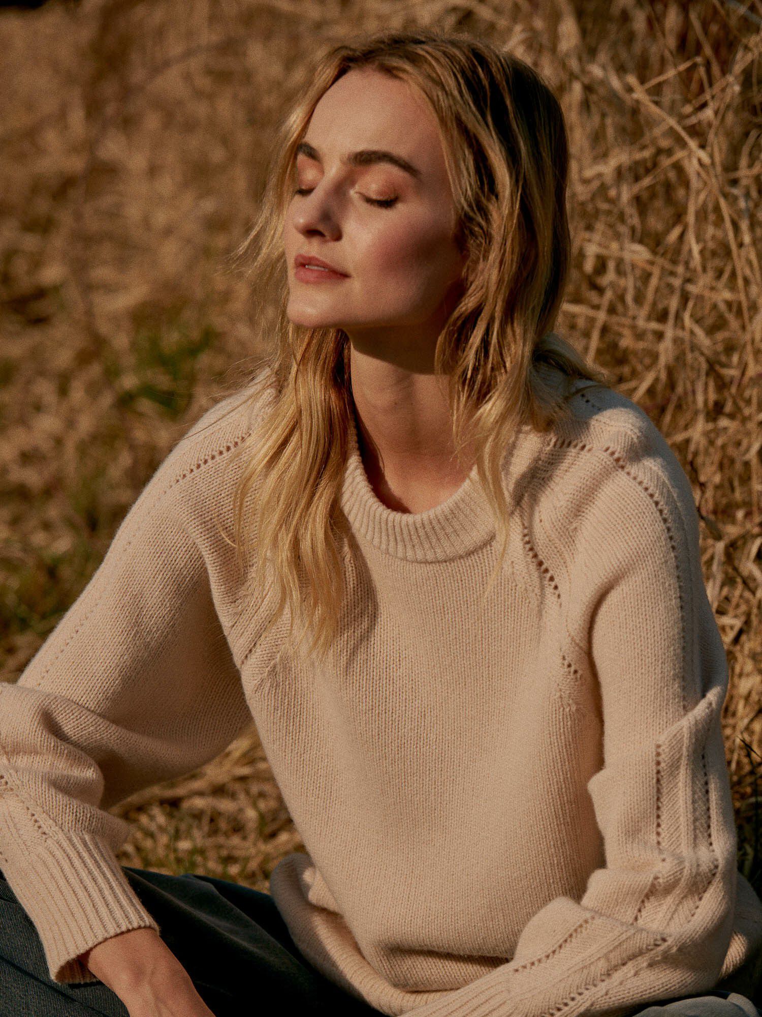 Luxe chunky knit pullover van italiaanse wol