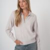 Luxe kasjmier damestrui met parelaccenten