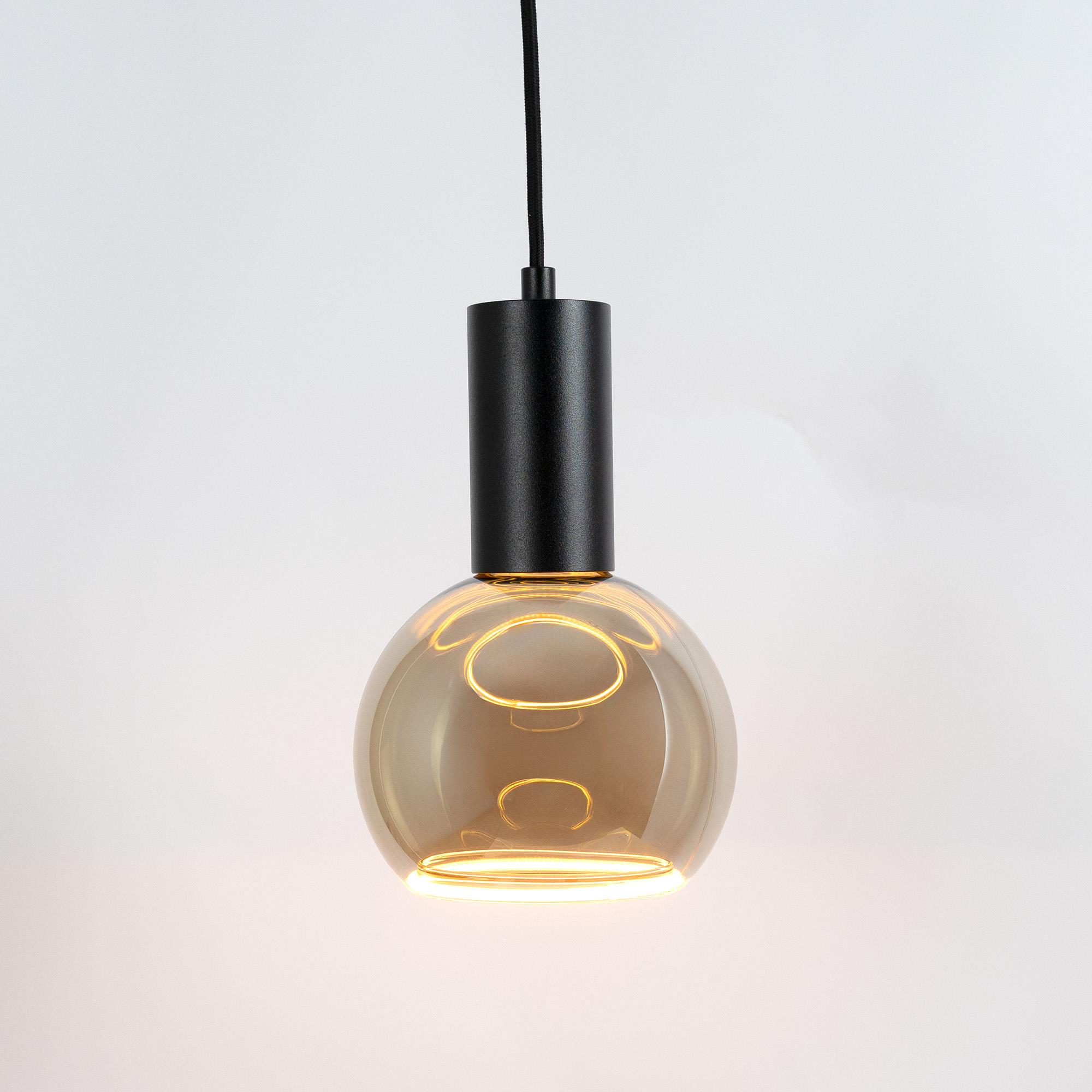 Luxum Pendellamp E27 Zwart