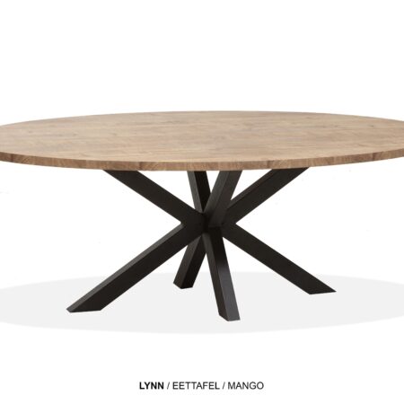 Lynn eetkamer tafel ovaal lamulux 220cm