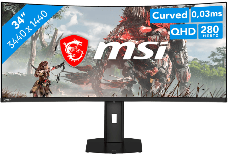 MSI MAG 341CQPDE X28 QD-OLED Curved
