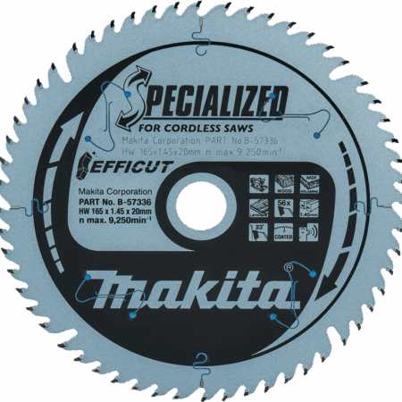 Makita Cirkelzaagblad Hout Efficut 165x20x1